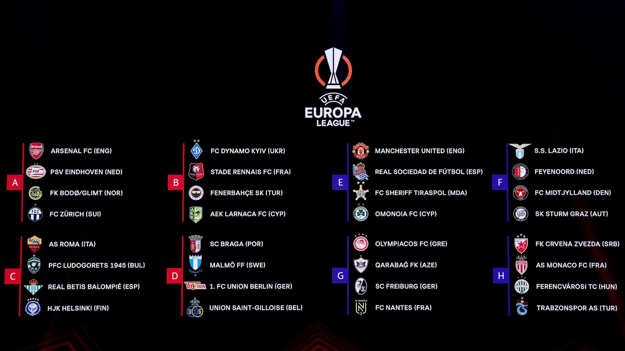 europa league draw